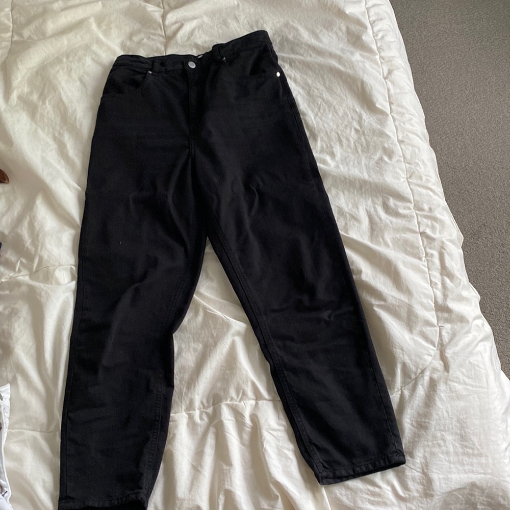 Black High waisted mom jeans